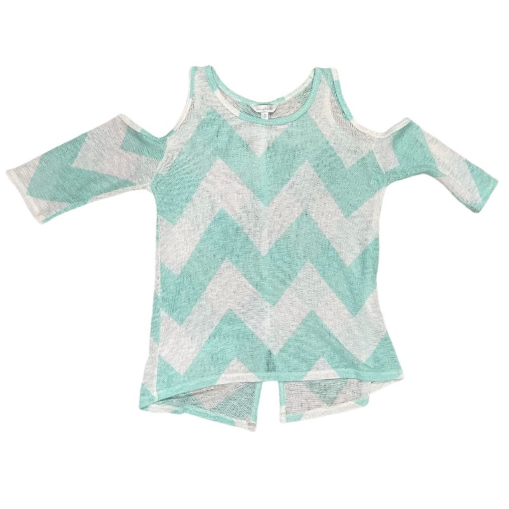 Chevron top soft pastel